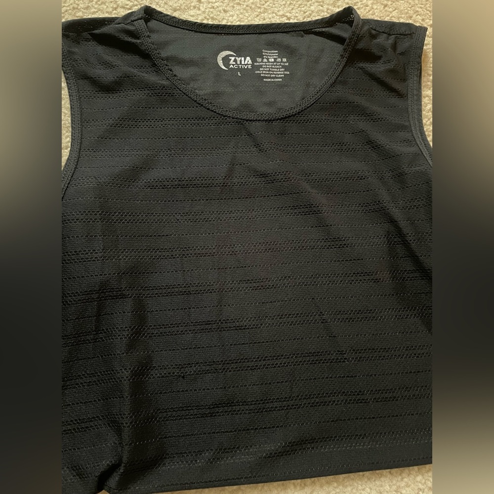 Zyia Black Chill Tank